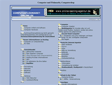 Tablet Screenshot of computerflohmarkt-online.de